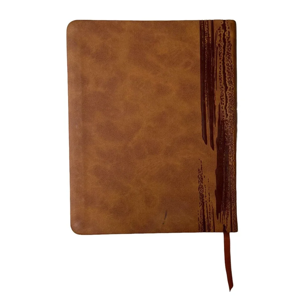 100 Days to Brave Deluxe Edition Brown Leather Bound Devotions Book Annie Downs‎